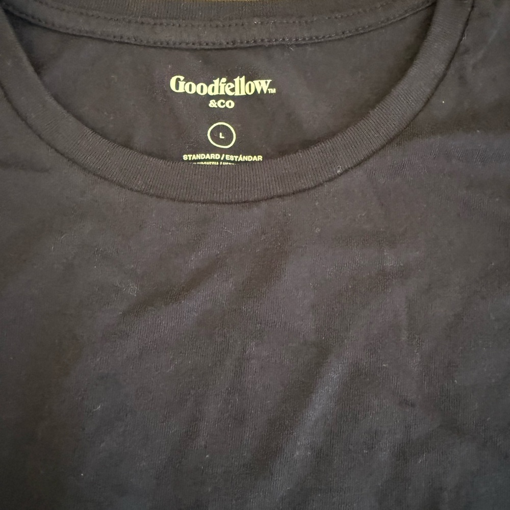 Goodfellow & Co Men’s Black Crewneck Short Sleeve Tee